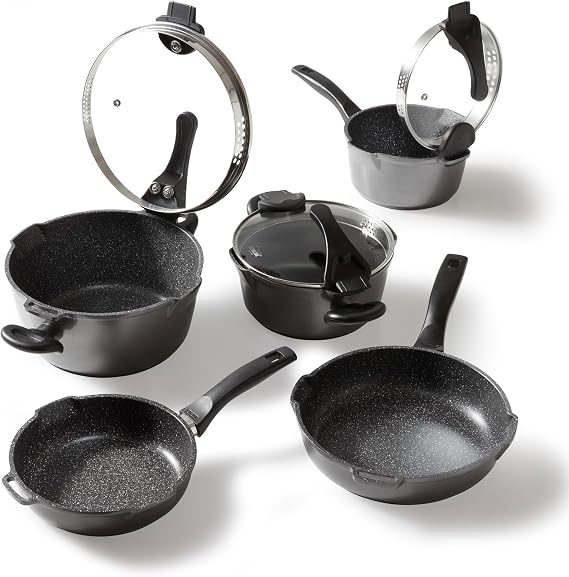 STONELINE Cookware Set 8 Pieces