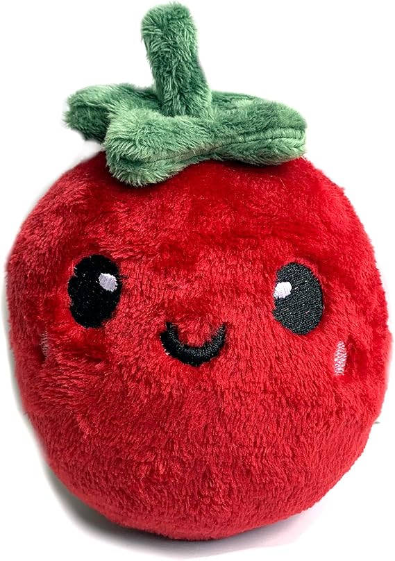 Tomato Plush Stuffed Toy Kawaii Vegetable Gardener Garden Gift Heirloom