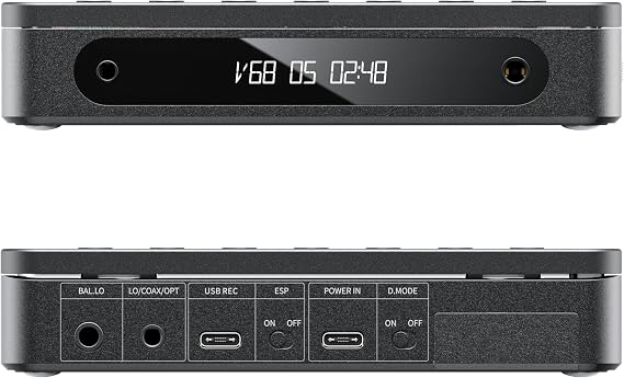 FiiO DM13 Multifunctional Portable Stereo CD Player with Long-Lasting Battery, Supports USB Ripping, Optical/coaxial/3.5mm/4.4mm outputs (Black Bluetooth) | USB ripping, optical, coaxial, 3.5mm and 4.4mm outputs