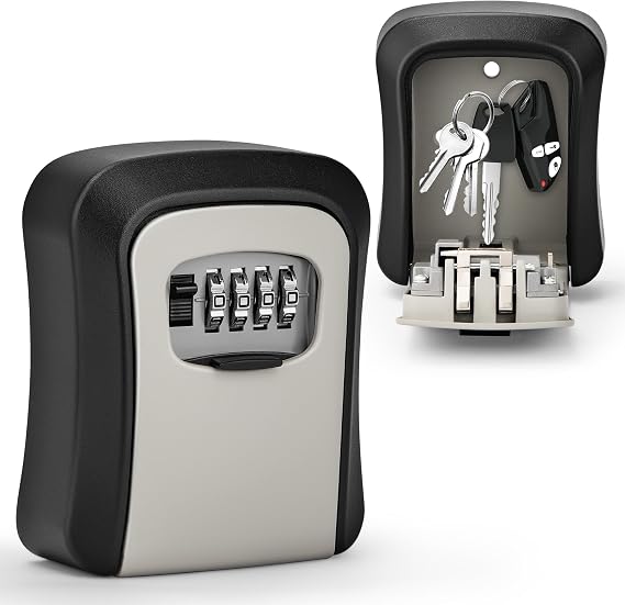 Key Lock Box for Realtor, Peephole and Wall Mount