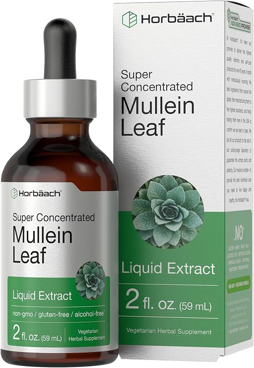 Horbaach Mullein Leaf Extract Drops | 2 fl oz