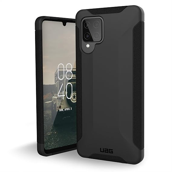 URBAN ARMOR GEAR UAG Designed for Samsung Galaxy A42 5G (SM-A426) Case Scout Rugged Sleek Shockproof Lightweight Military Drop Tested Protective Cover, Black