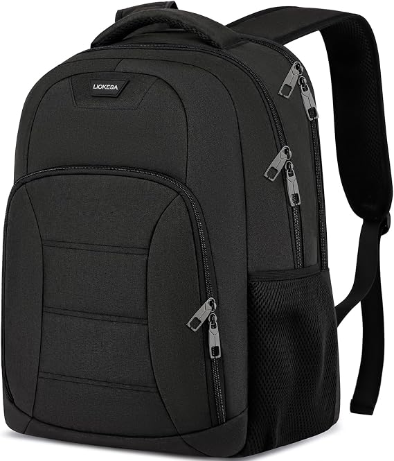 Black Laptop Backpack for Men, School Backpacks for Teen Boys