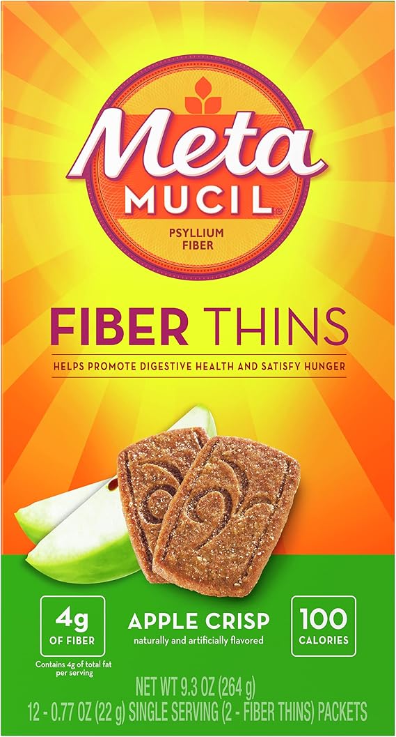 Metamucil Fiber Wafers Apple Crisp Packets, 1 ea