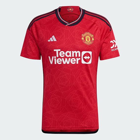 adidas Men's Home 23/24 Manchester United Fc Short Sleeve Football Jersey