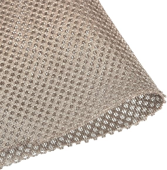 uxcell Dark Khaki Speaker Mesh Grill Cloth (not Cane Webbing) Stereo Box Fabric Dustproof Cloth 100cm x 160cm 40 inches x 63 inches