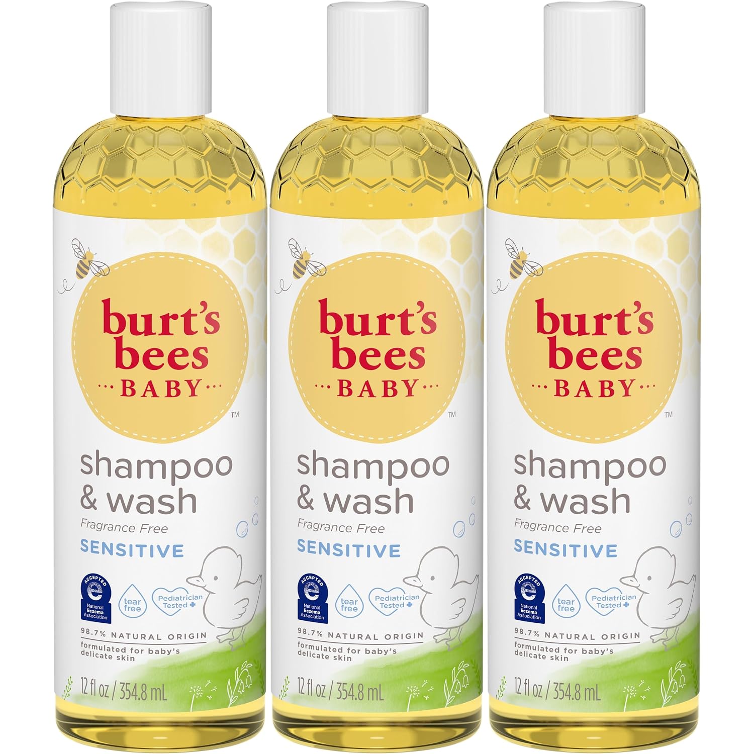 Burt's Bees Baby Shampoo & Wash, Tear Free Soap