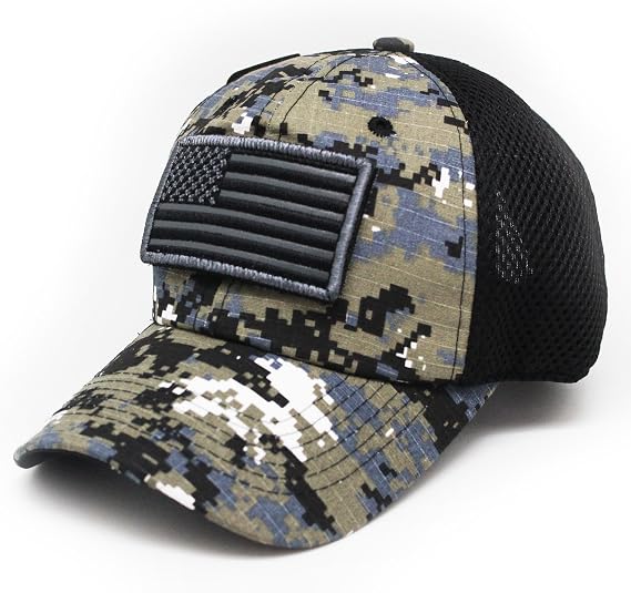 Pit Bull U.S. Flag Patch Baseball Cap Hat