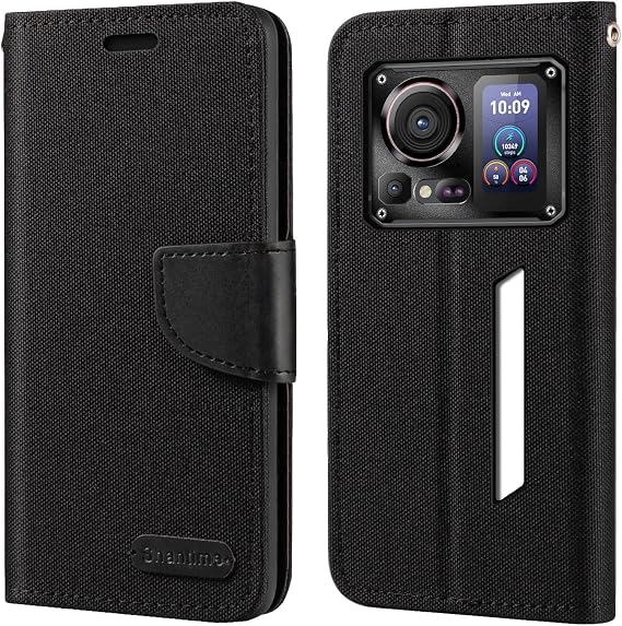 Woven Leather Case for Hotwav Hyper 7 Pro 5G - Black