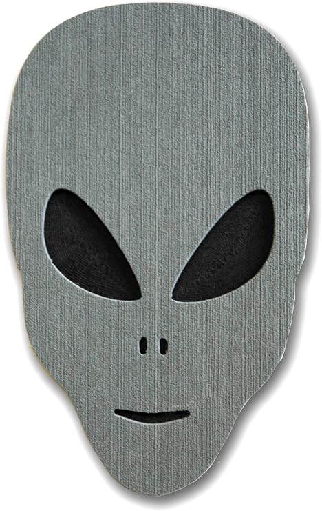 Snowboard Stomp Pad - Alien Head - Gray