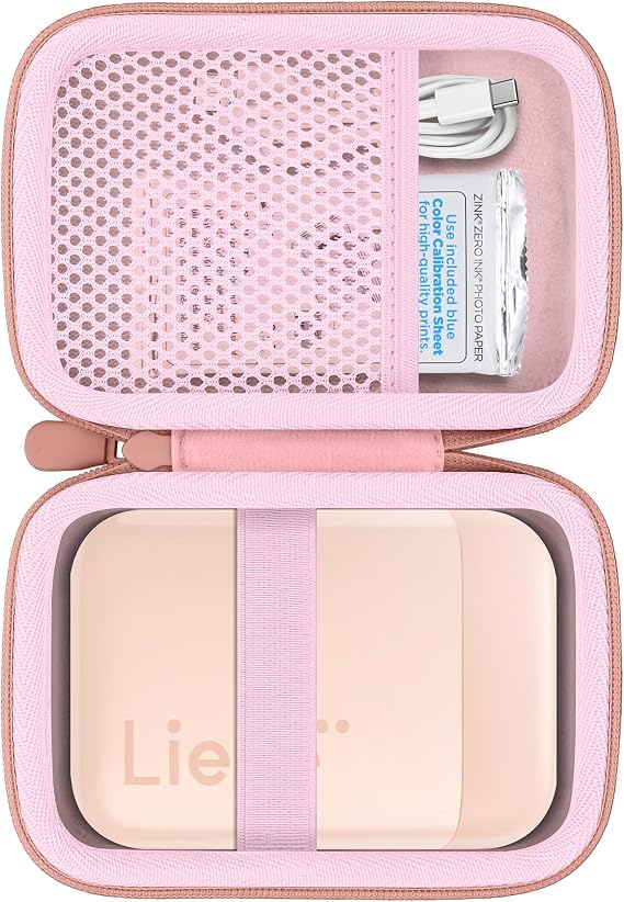Hard Travel Case for Liene 2x3 Mini Instant Portable Color Printer