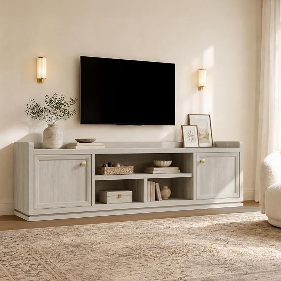 SICOTAS TV Stand Entertainment Center, 67" Wide TV Console for Living Room