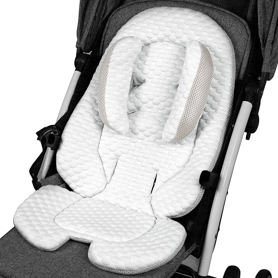 KAKIBLIN Infant Car Seat Insert, Baby Car Seat Stroller Cooling Pad