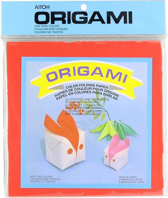 Aitoh Origami Paper 7"X7" 100/Pkg, Assorted Colors