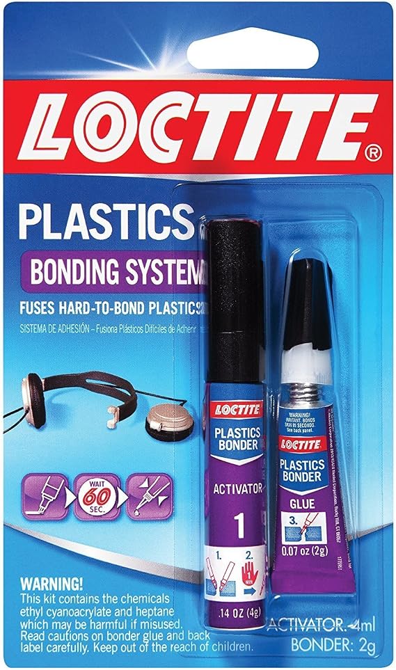 Loctite Super Glue 681925 2-Gram Plastic Bonding Adhesive, 6 Pack