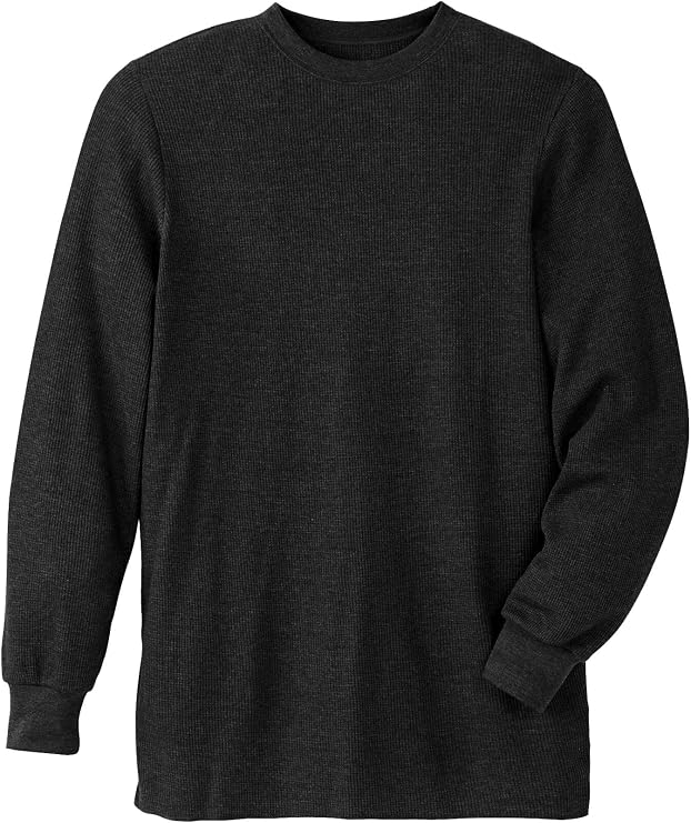KingSize Men's Big & Tall Heavyweight Thermal Underwear Crewneck Tee
