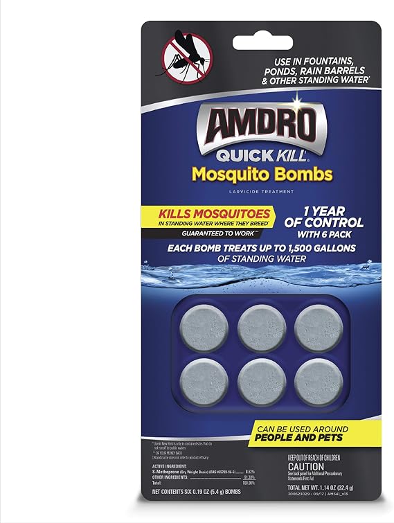Amdro Quick Kill Mosquito Bombs, 6 Pk