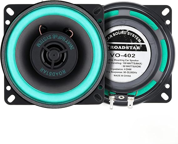 4 Inch 100W Universal Car HiFi Coaxial Speakers Vehicle Door Auto Audio Music Stereo Full Range Frequency Loudspeaker