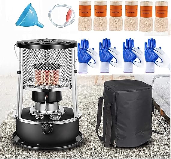Kerosene Heaters,Outdoor Portable Kerosene Stove,Height Adjustable Non Electric Heaters for Camping,Smoke-Free,Adjustable Flame, for Indoor Outdoor Camping Tents Cooking
