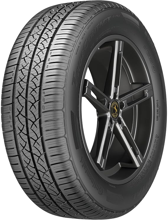Continental TrueContact Tour All-Season Radial Tire-215/60R16 95T | Passenger Touring All Season Traction 95T Rated Standard Load Radial Construction Black Sidewall Tire