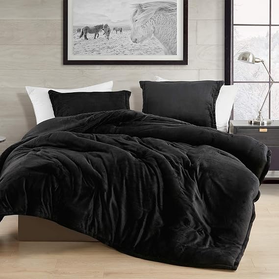 Byourbed Coma Inducer Oversized Queen Comforter Set - Touchy Feely - Black
