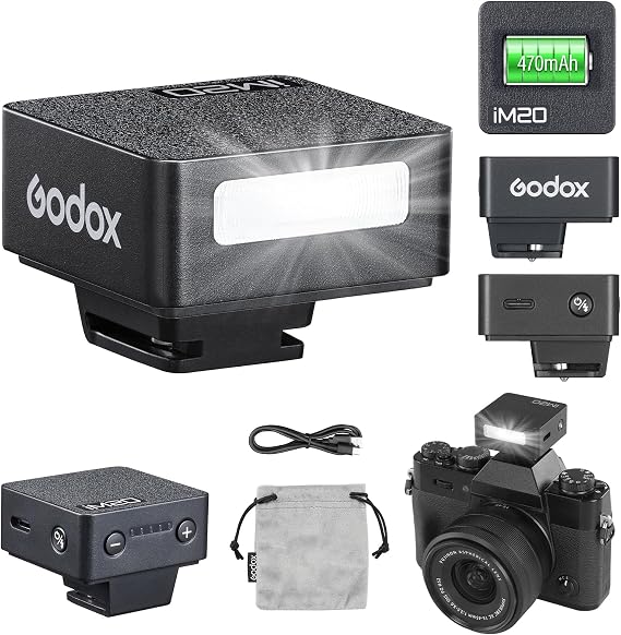 Godox iM20 Mini Flash 5 Power Levels 440 Full-Power IM 20 Built in Battery