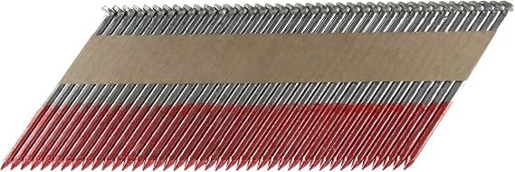 B&C Eagle A312X131HD/33 Offset Round Head 3-1/2-Inch x .131 x 33 Degree Hot Dip Galvanized Smooth Shank Paper Tape Collated Framing Nails (500 per box)