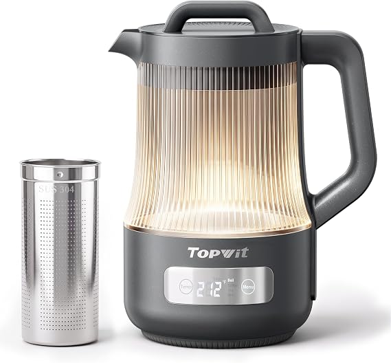 TOPWIT 1.6L Double Wall Electric Kettle with Temperature Control