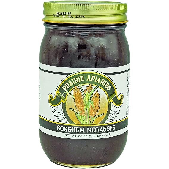 Amish Sorghum Molasses - Two - 22 Oz Jars