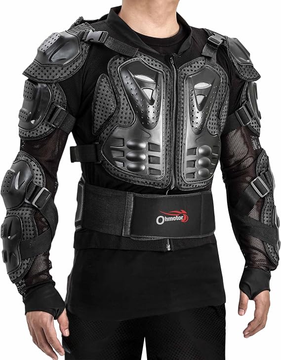 OHMOTOR Motorcycle Body Protective Jacket Armor Riding Protective Gear