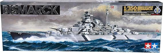 Tamiya Models German WWII Battleship Bismarck