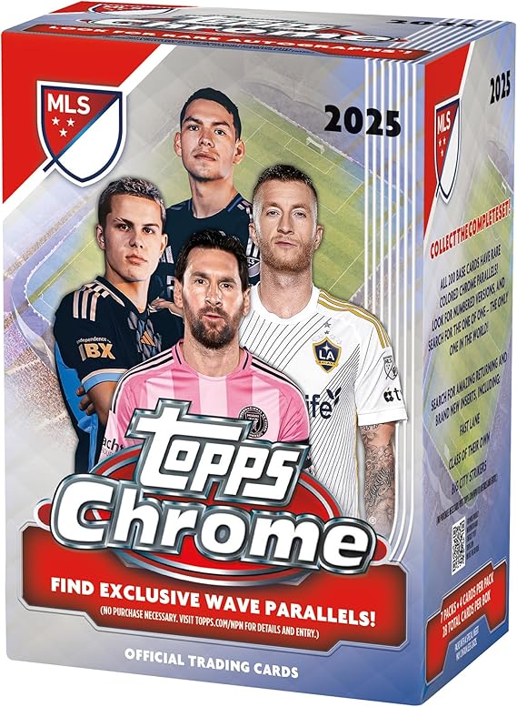 Topps Chrome MLS 2025 - Factory Sealed - Value Box