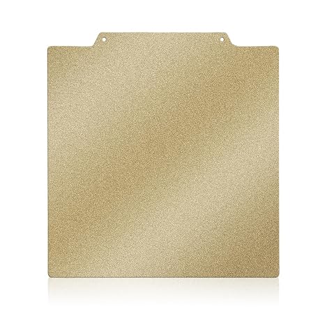 PEI Build Plate for Adventurer 3/ Ender 2 pro, 165 x 165 mm/ 6.5 x 6.5 inch Double Sided Textured Steel Sheet No Sticker Base, Spring Removable Flexible Print Bed, 3D Printer Accessories