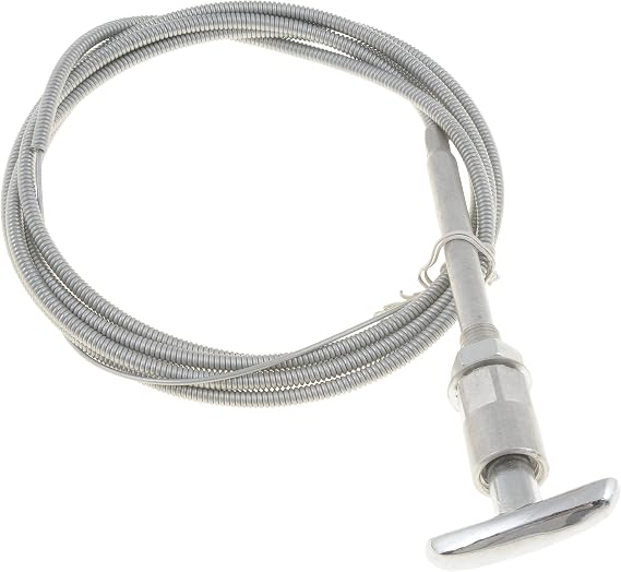 Dorman 55203 Control Cables with 1-3/4 in. Chrome Knob, 6 Ft. Length