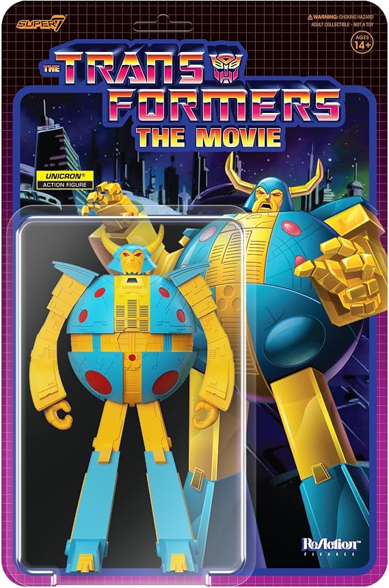 Super7 Transformers Unicron (Original Toy Prototype) - 6" Transformers Action Figure Classic Cartoon Collectibles and Retro Toys