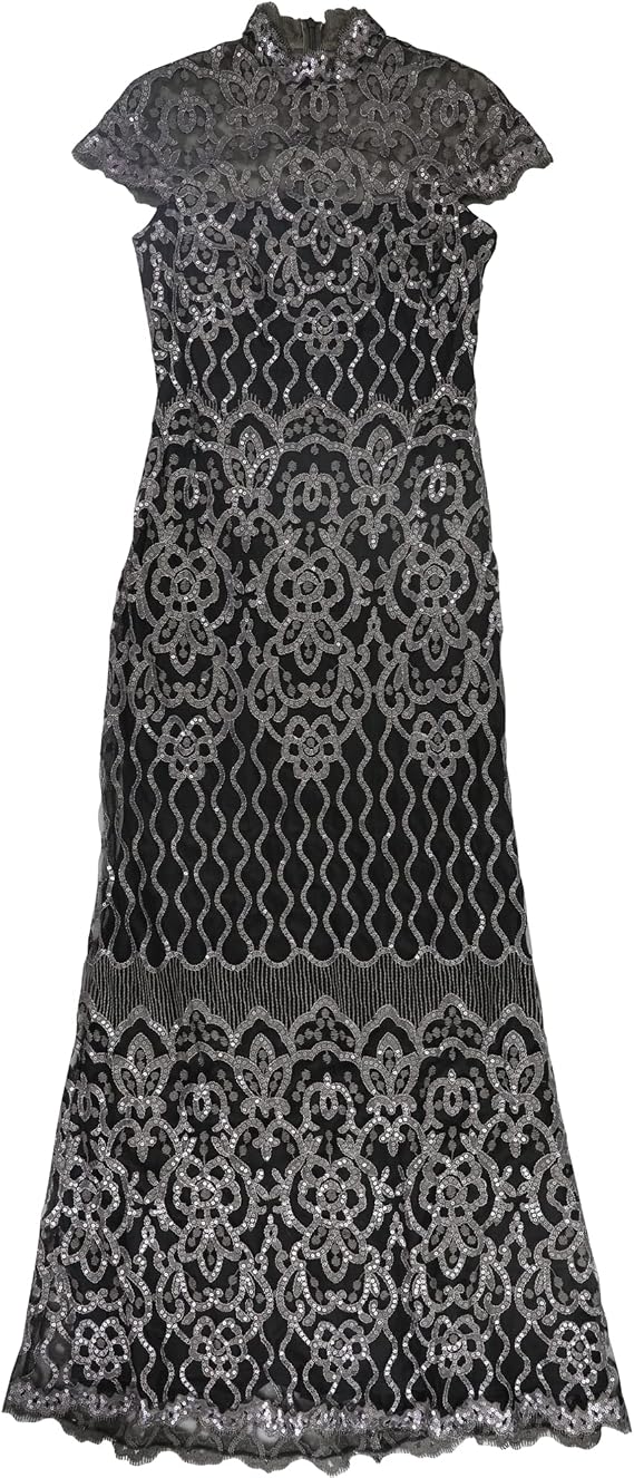Tadashi Shoji Womens Sequin Gown Dress