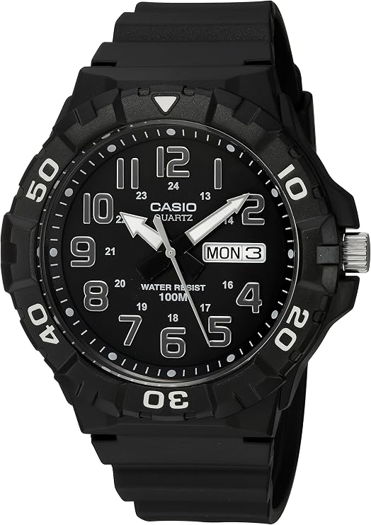 Casio Men's Anaglog Date Function Black Sport Watch