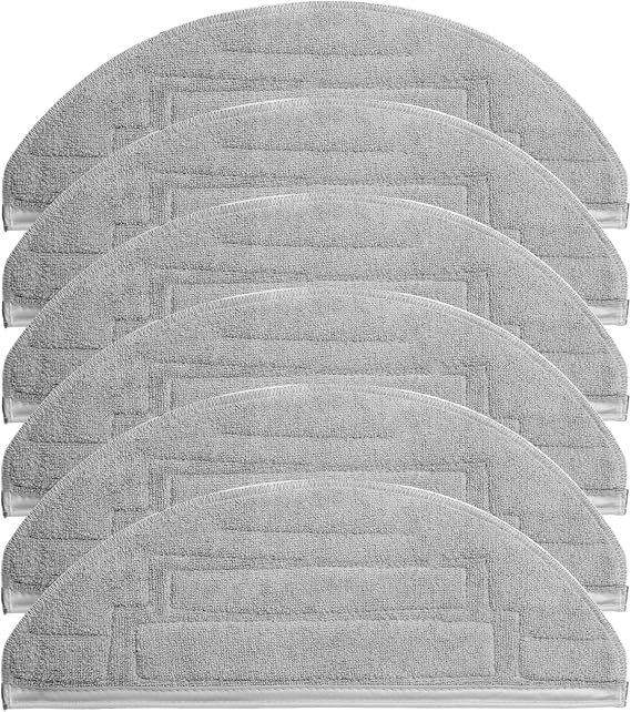 6 Pack Mop Pads Compatible with Roborock S8 Pro Ultra Robot Vacuum, Reusable Microfiber Mopping Pad Replacement Accessories