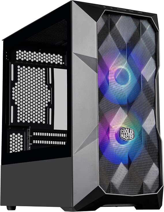 COOLER Master TD300 Mesh Mini Tower PC Case TD300-KGNN-S00 Black CS8325