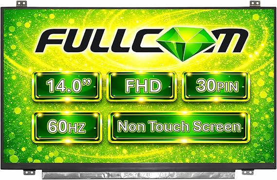 Generic New 14.0 inch IPS FHD (1080P) Laptop LED LCD Replacement Screen/Panel Compatible with B140HAN02.1/ B140HAN02.4