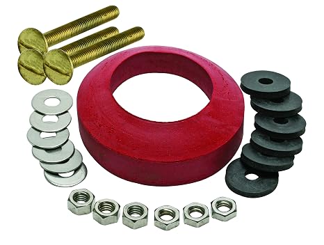 Fluidmaster 6106 2 in. Tank to Bowl Gasket, 3 Bolts and Hardware