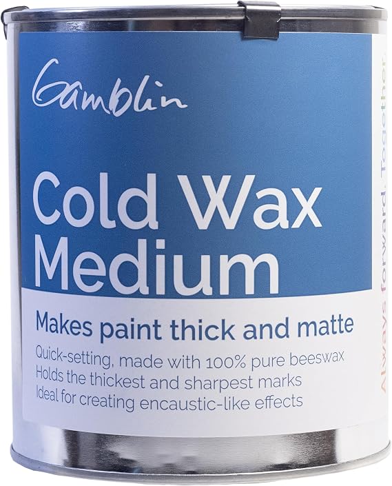 Gamblin Cold Wax Medium, Texture Medium for Oil Painters, 32 Fluid Ounce Can