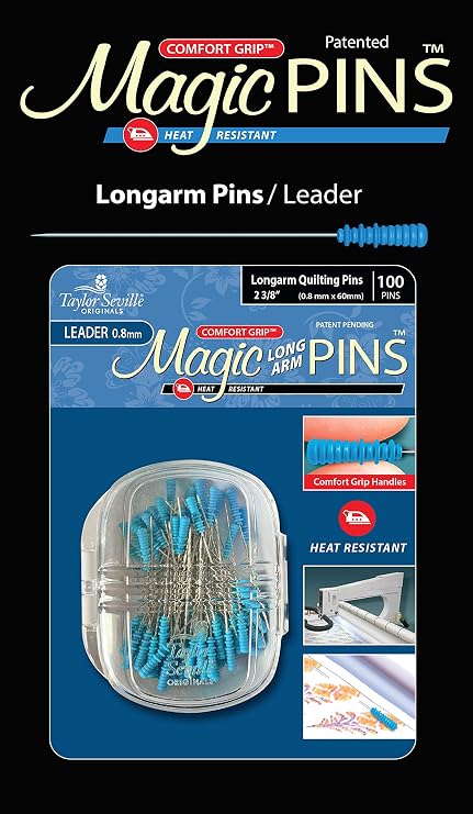 Taylor Seville Magic Pins Long Arm Leader 100pc