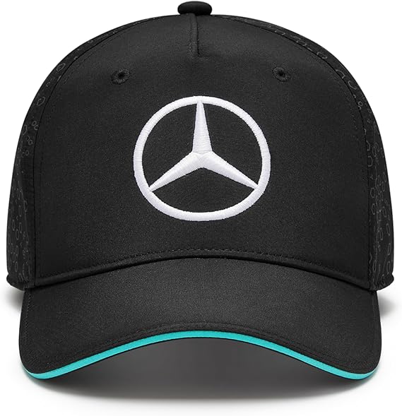 Mercedes AMG Petronas F1 Kids' 2024 Team Cap - Black - One Size Fits Most