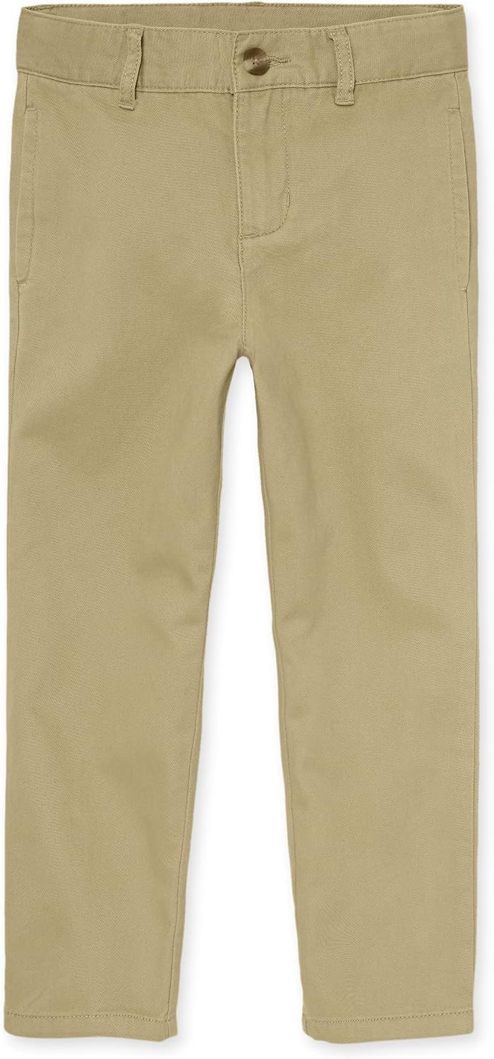 The Childrens Place Boys Stretch Relaxed Straight Chino Pants