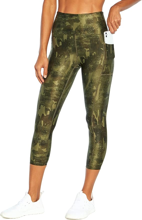 Bally Total Fitness High Rise Pocket Mid-Calf Legging