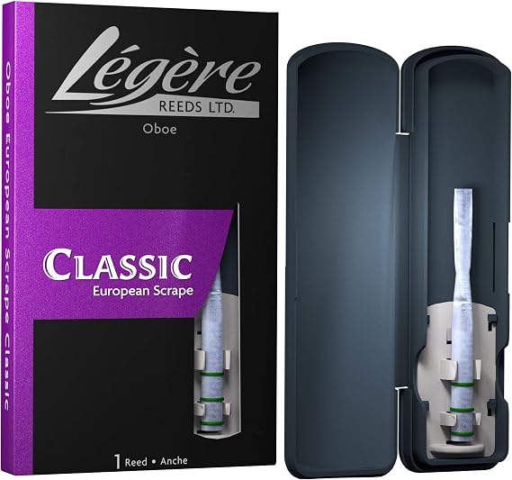 Legere Reeds - European Scrape Oboe Reed, Strength Medium-Soft (DROEMS) - Premium Synthetic Woodwind Reed