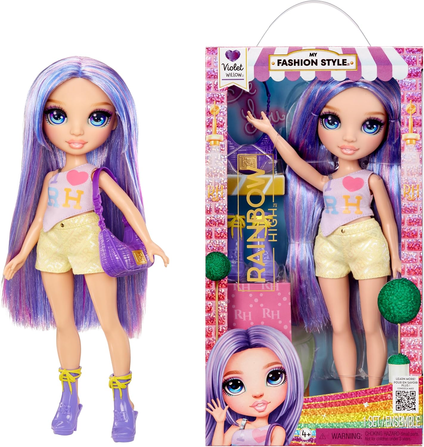 Rainbow High Violet - Benim Moda Stilim Serisi Bebeği