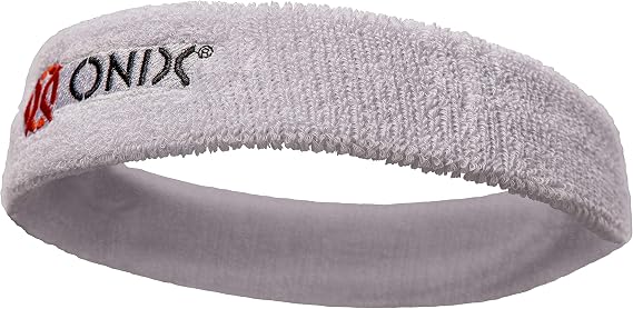 ONIX Pickleball Headband - Sweat-Absorbing Performance Headband with Cotton Blend, Keeps Sweat Out of Eyes