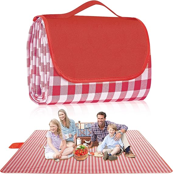Picnic Blanket Waterproof, Extra Large Picnic Mat 200 X 200 cm